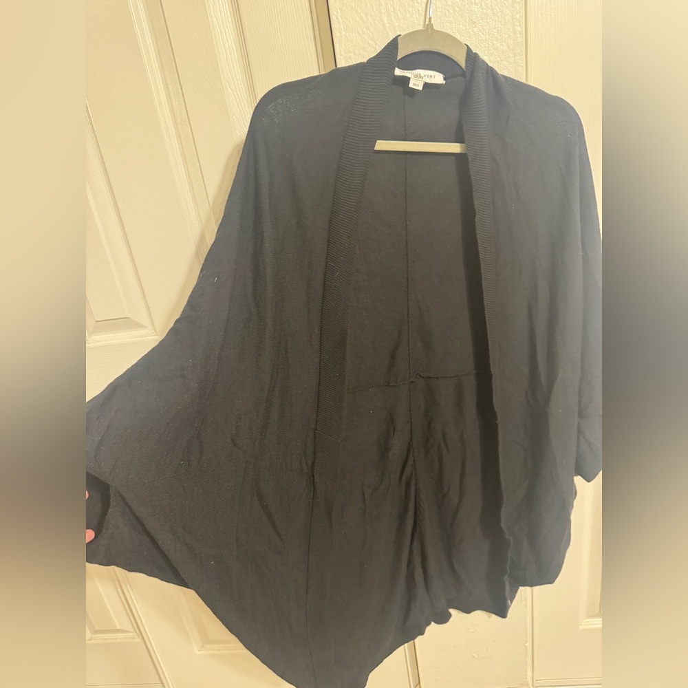 Amour Vert Classic Black Cocoon Cardigan - Picture 3 of 4